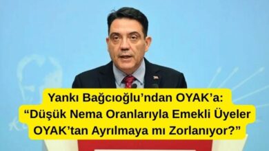 Yankı Bağcıoğlu “Düşük Nema Oranlarıyla Emekli Üyeler OYAK’tan Ayrılmaya mı Zorlanıyor?” 30 Yankı Bağcıoğlu