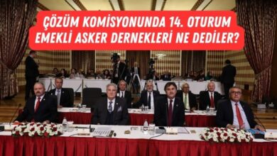 Emekli Asker Dernekleri Çözüm Komisyonunda Ne Dediler? İşte Tam Konuşma Metinleri 19 Emekli Asker Dernekleri Çözüm Komisyonunda Ne Dediler