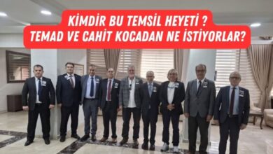 Kimdir Bu Temsil Heyeti? TEMAD ve Cahit Kocadan Ne İstiyorlar? 16 Kimdir Bu Temsil Heyeti TEMAD ve Cahit Kocadan Ne İstiyorlar