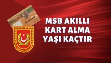 MSB Akıllı Kart Alma Yaşı Kaçtır? 59 MSB Akıllı Kart Alma Yaşı Kaçtır