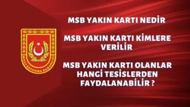 MSB Yakın Kartı Nedir MSB Yakın Kartı Kimlere Verilir MSB Yakın Kartı Olanlar Hangi Tesislerden Faydalanabilir ? 56 MSB Yakın Kartı Nedir MSB Yakın Kartı Kimlere Verilir MSB Yakın Kartı Olanlar Hangi Tesislerden Faydalanabilir