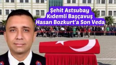 Şehit Astsubay Kıdemli Başçavuş Hasan Bozkurt'a Son Veda