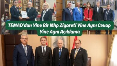 TEMAD'dan Yine Bir Mhp Ziyareti Yine Aynı Cevap Yine Aynı Açıklama 16 TEMAD'dan Yine Bir Mhp Ziyareti Yine Aynı Cevap Yine Aynı Açıklama