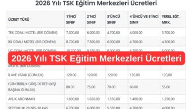 2026 Yılı TSK Eğitim Merkezleri Ücretleri 79 2026 Yılı TSK Eğitim Merkezleri Ücretleri