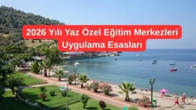 2026 Yılı Yaz Özel Eğitim Merkezleri Uygulama Esasları 75 2026 Yılı Yaz Özel Eğitim Merkezleri Uygulama Esasları