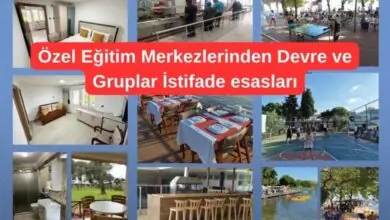 Yaz Sezonu Özel Eğitim Merkezlerinden Devre ve Gruplar İstifade Esasları 81 Özel Eğitim Merkezlerinden Devre ve Gruplar İstifade esasları